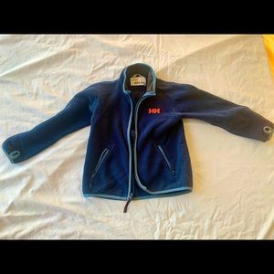 Helly Hansen Kids Fleece Zip Up Jacket in Navy
